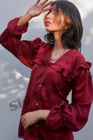 Short Shirts Maroon – SS-103