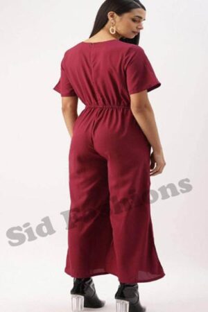 Jump Suit Maroon – JS-104