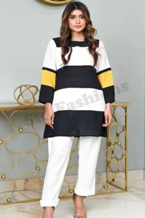 Short Shirts Black White – SS-120