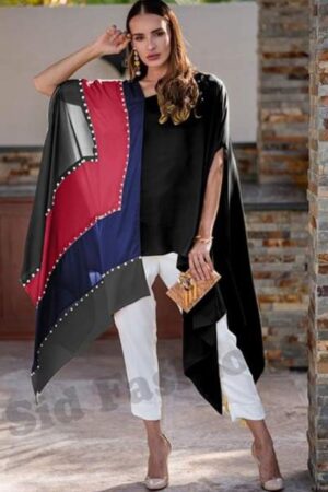Capes Black with Red Blue & Grey – CS-105