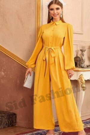Jump Suit Mustard – JS-105