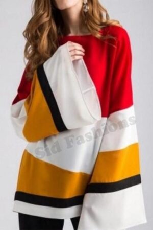 Short Shirts Red with White Mustard & Black – SS-119